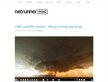Tablet Screenshot of netrunner-mag.com